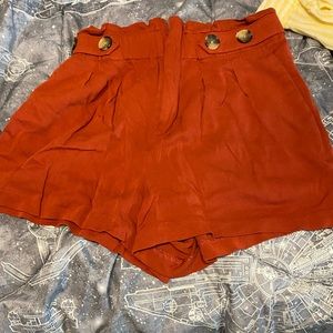 Orange shorts
